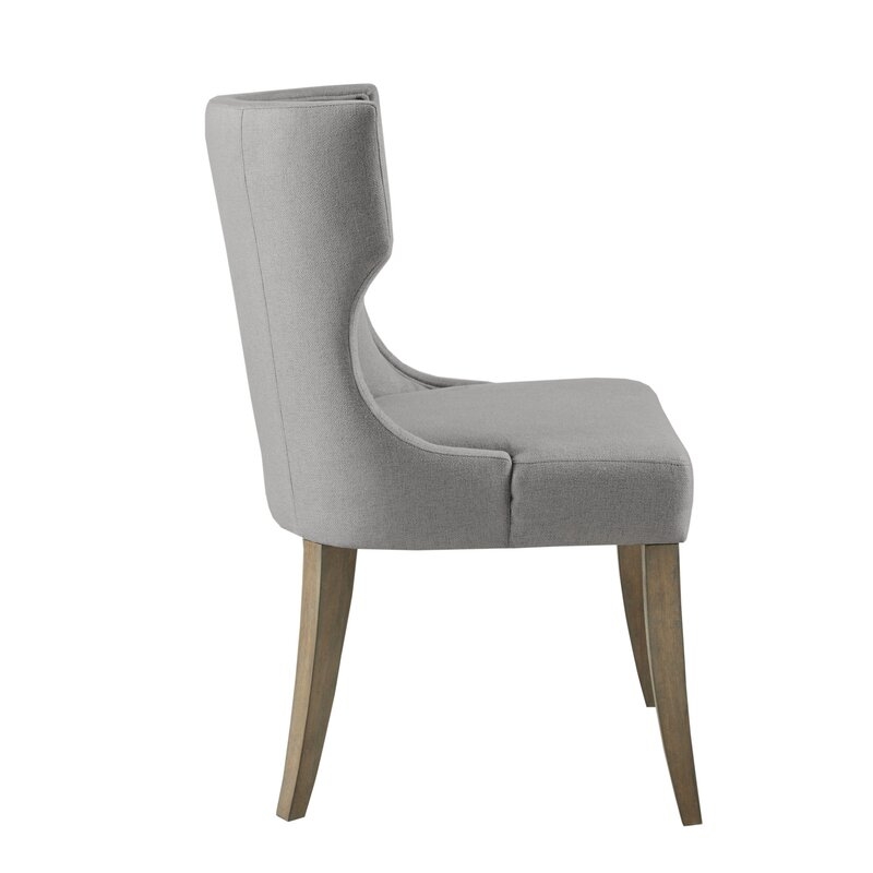 Laflamme Upholstered Dining Chair / Light Gray - Image 2