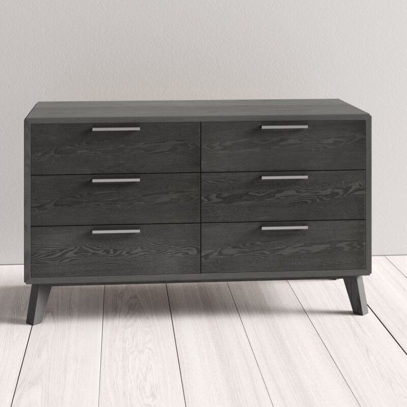 Glow 6 Drawer 51" W Double Dresser - Image 0