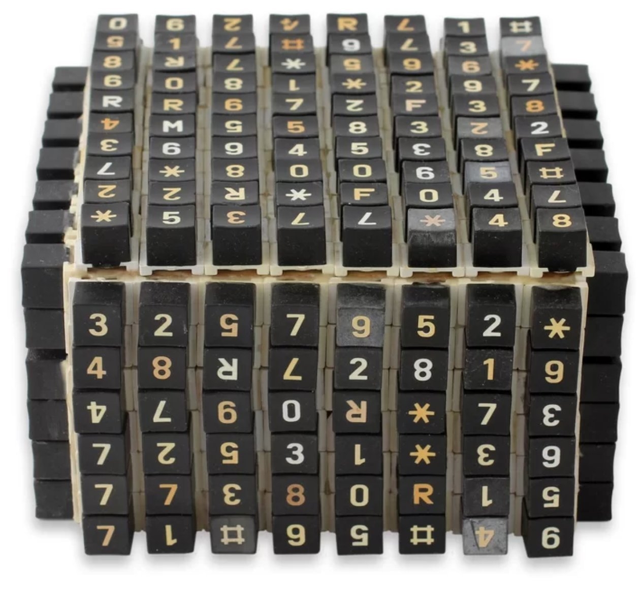Matrix Connection Upcycled Telephone Keys Decorative Box - Image 0