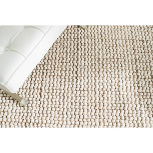 Fabre Hand-Woven Tan/Ivory Area Rug- 8' x 10' - Image 1