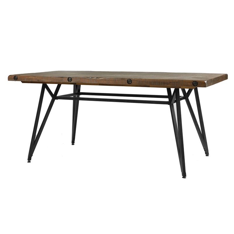 Pruneda Gathering Counter Height Solid Wood Dining Table - Image 0
