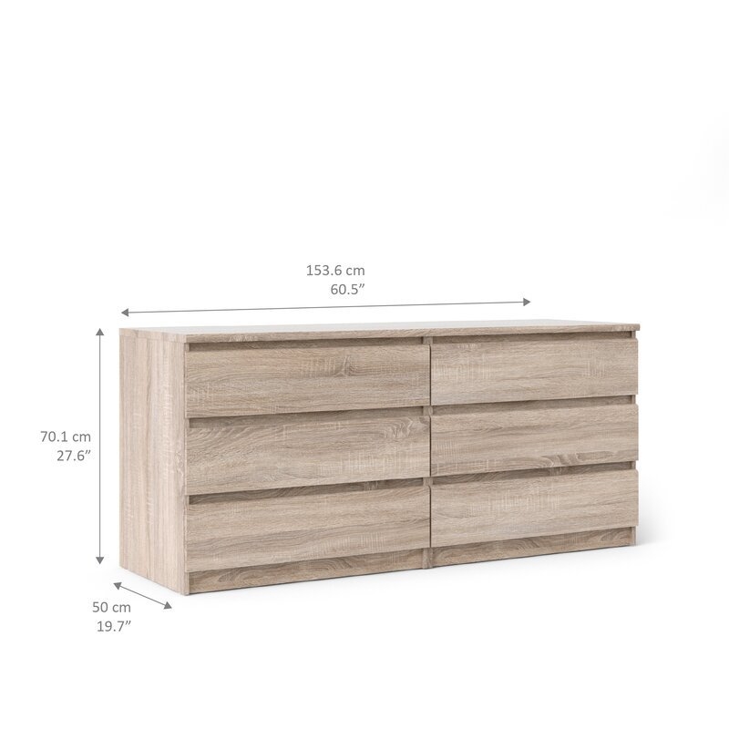 Kepner 6 Drawer Double Dresser - Image 1