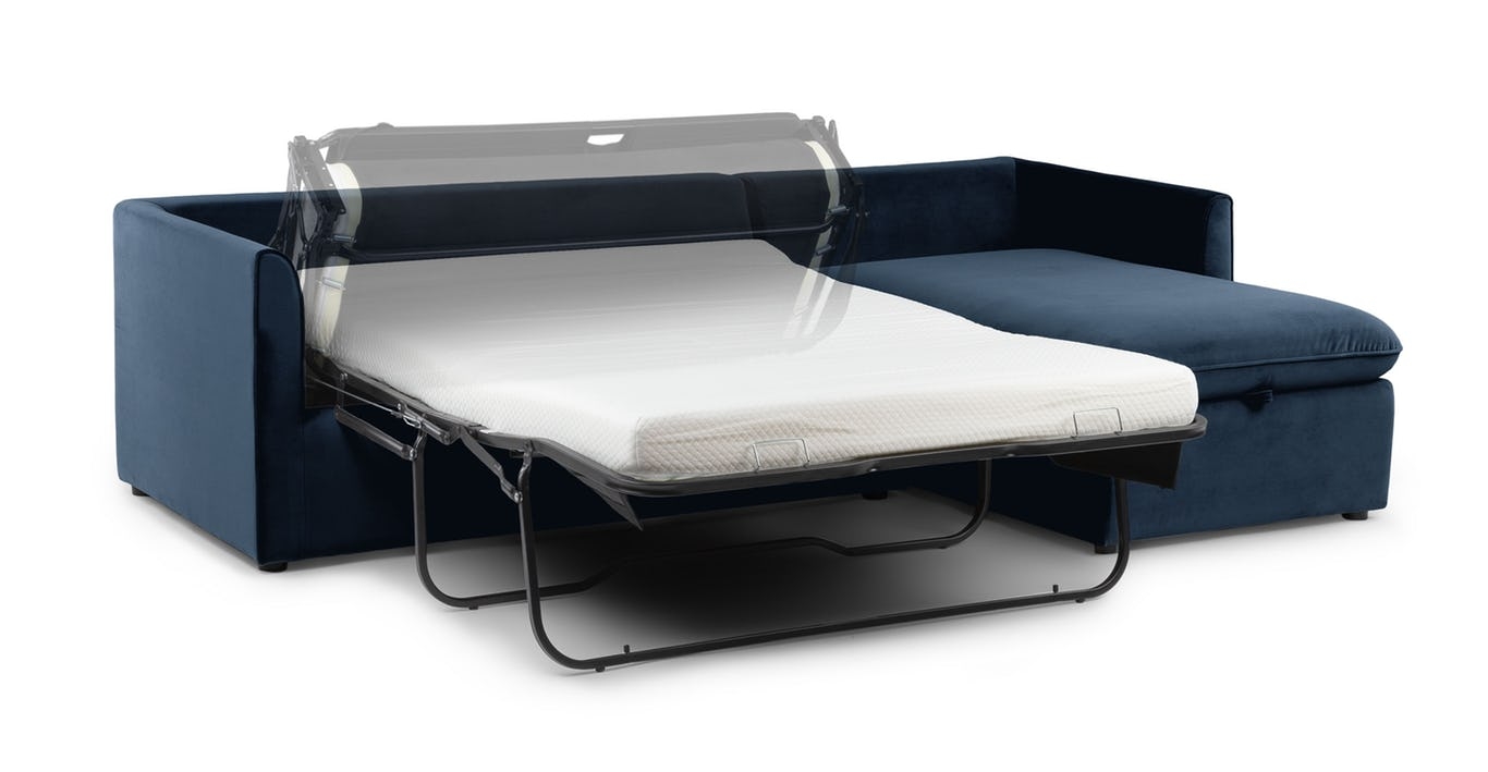 Oneira Tidal Blue Right Sofa Bed - Image 5