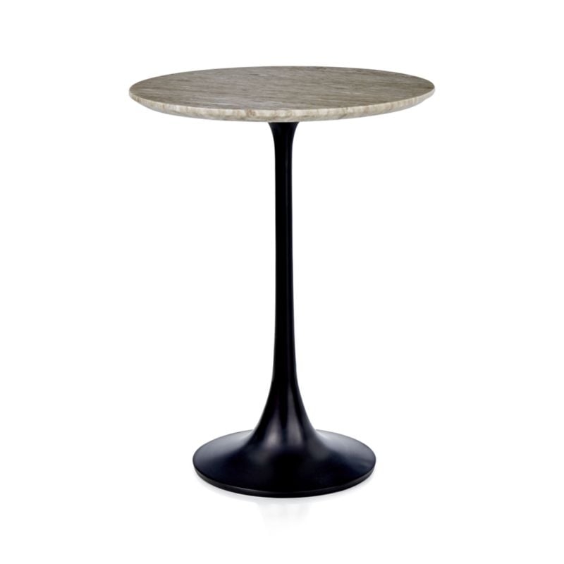 Nero Brown Marble Accent Table - Image 0