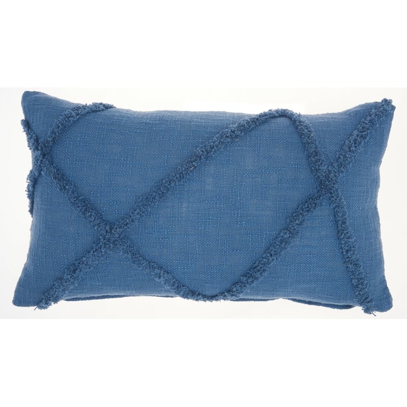 Remi Cotton Abstract Lumbar Pillow - insert included - Image 0