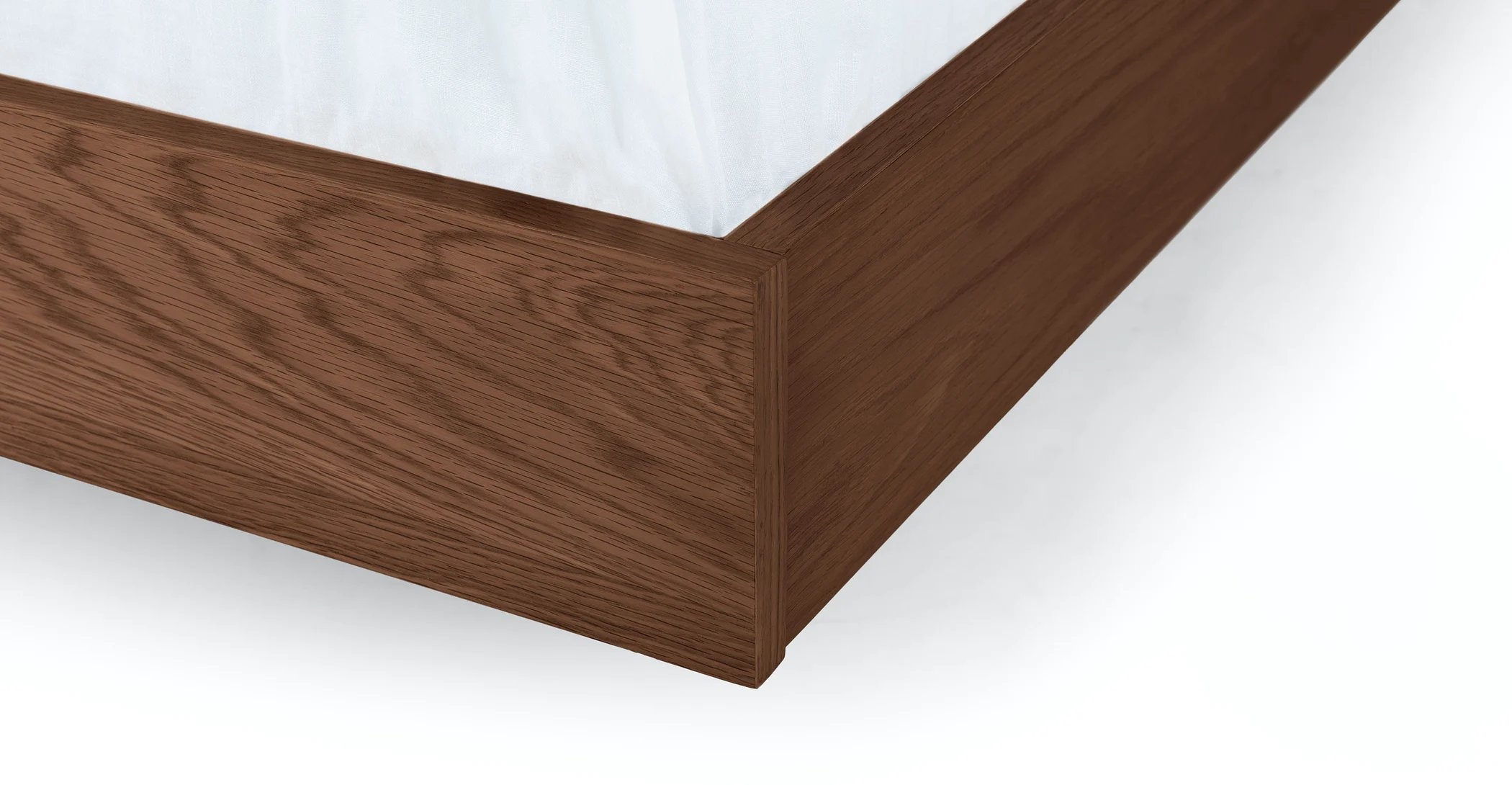 Basi Walnut Queen Bed Frame - Image 2