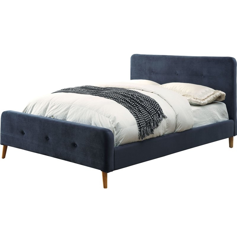 Mica Upholstered Platform Bed - Image 0