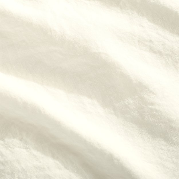 linen white king duvet cover - Image 1