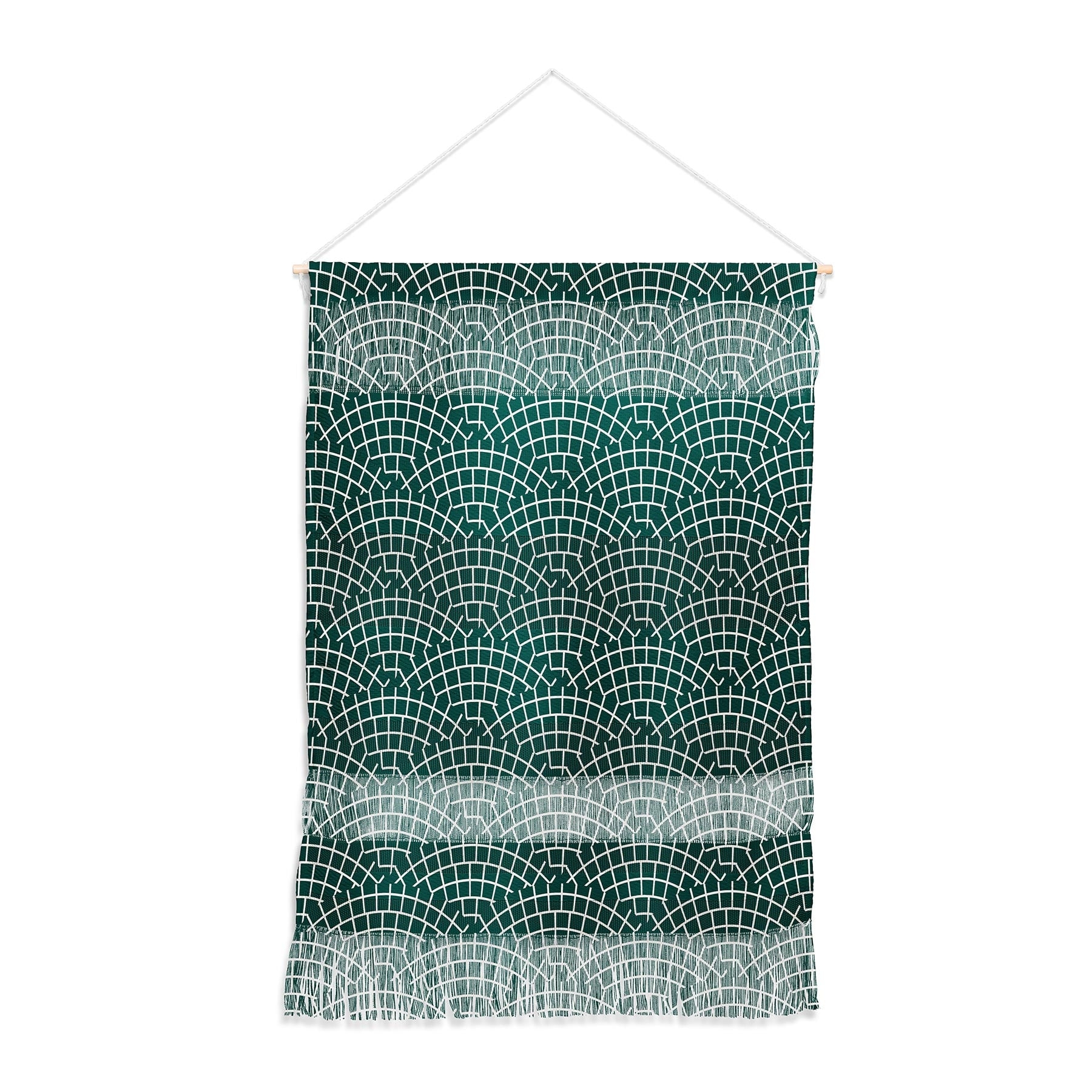 Mosaic Scallop Marine by Holli Zollinger - Wall Hanging Portrait Large 26" x 37" - Image 0