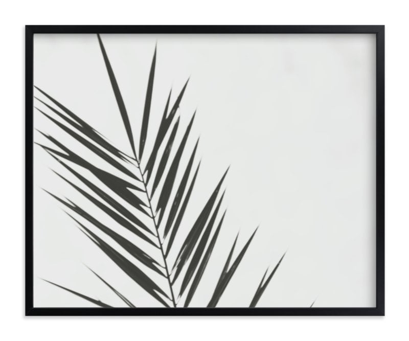 Two // // Charcoal // Rich Black Wood Frame - Standard Border & Matting // 20x16" - Image 0