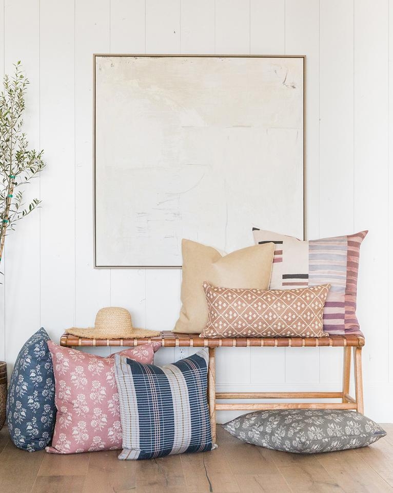 WARWICK DIAMOND PILLOW WITHOUT INSERT, 12" x 24" - Image 1