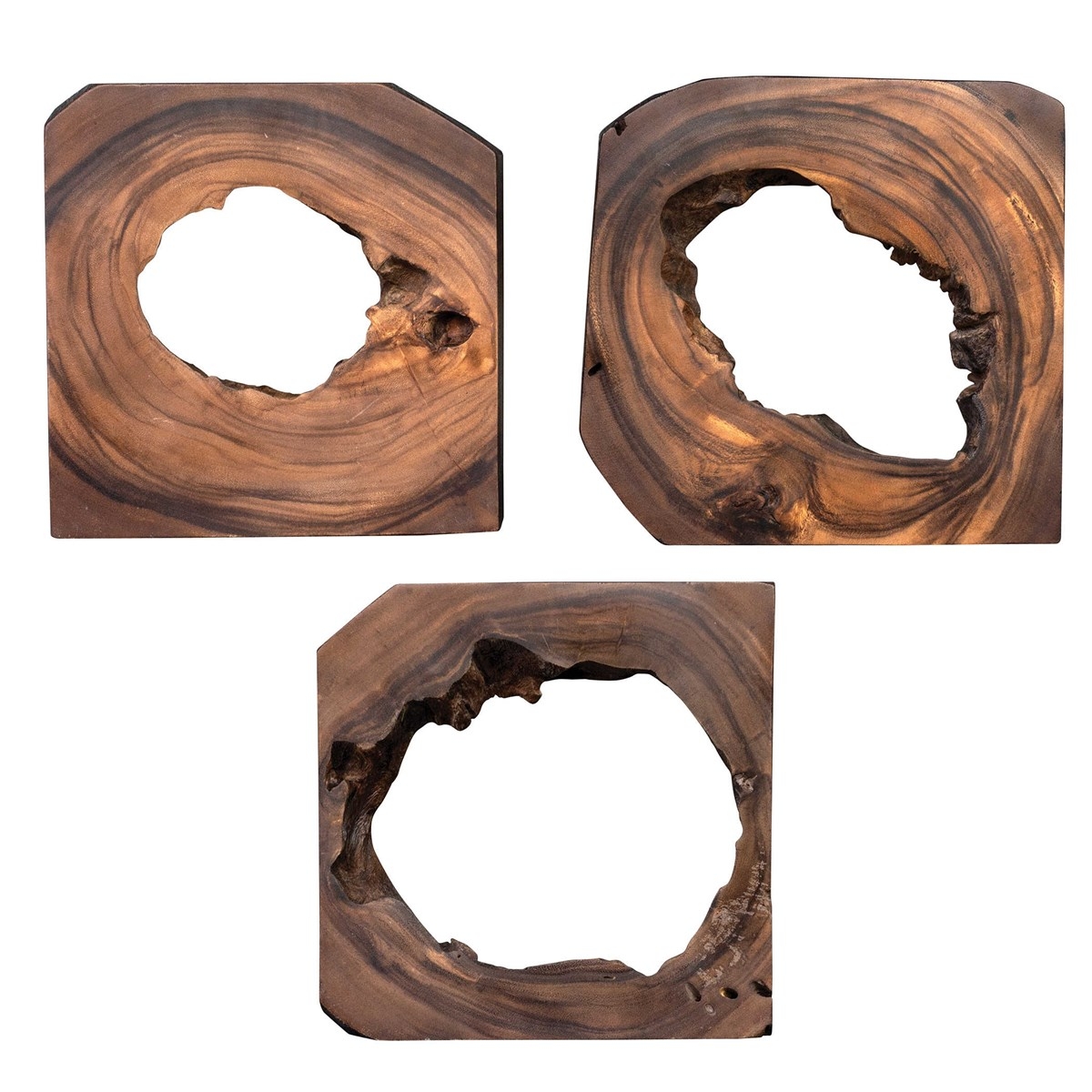 Adlai Wood Wall Art, 12" x 12", Set of 6 - Image 1