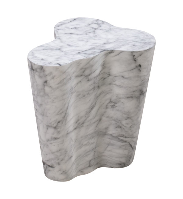 Slab Marble Short Side Table - Image 0