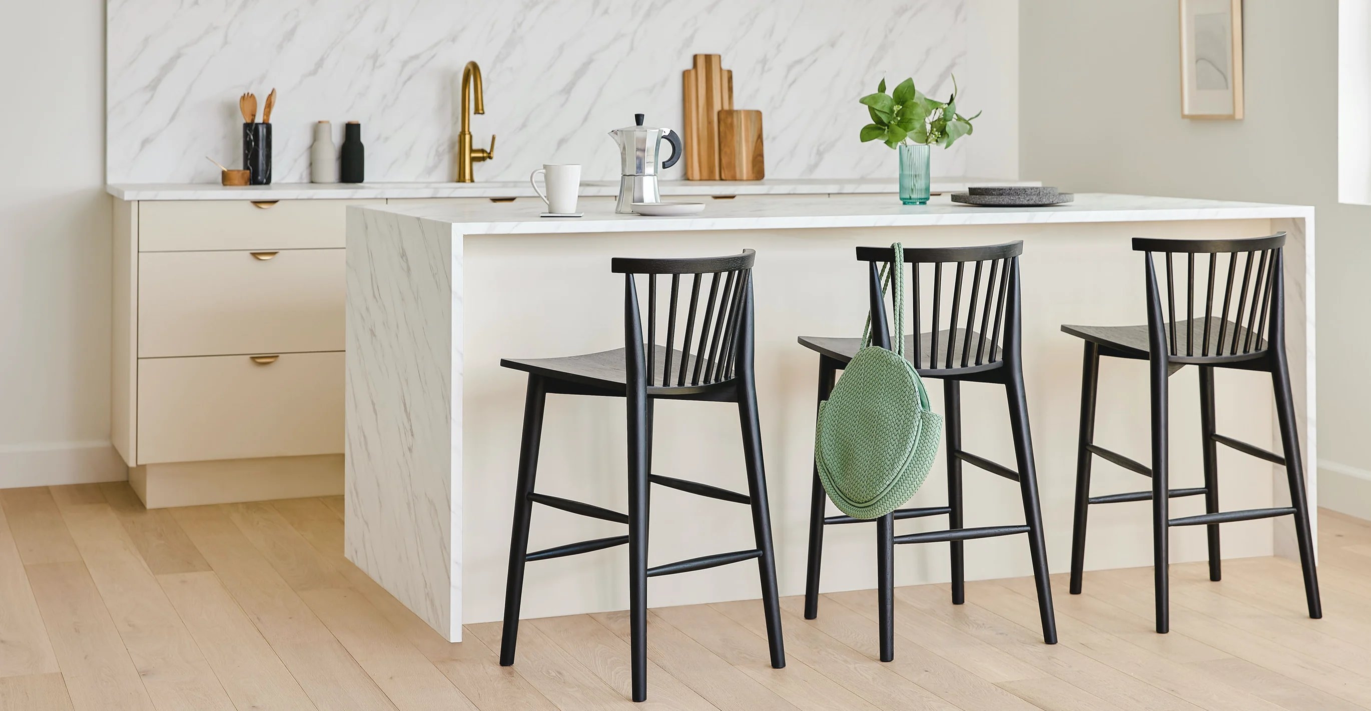 Rus Black Counter Stool - Image 1