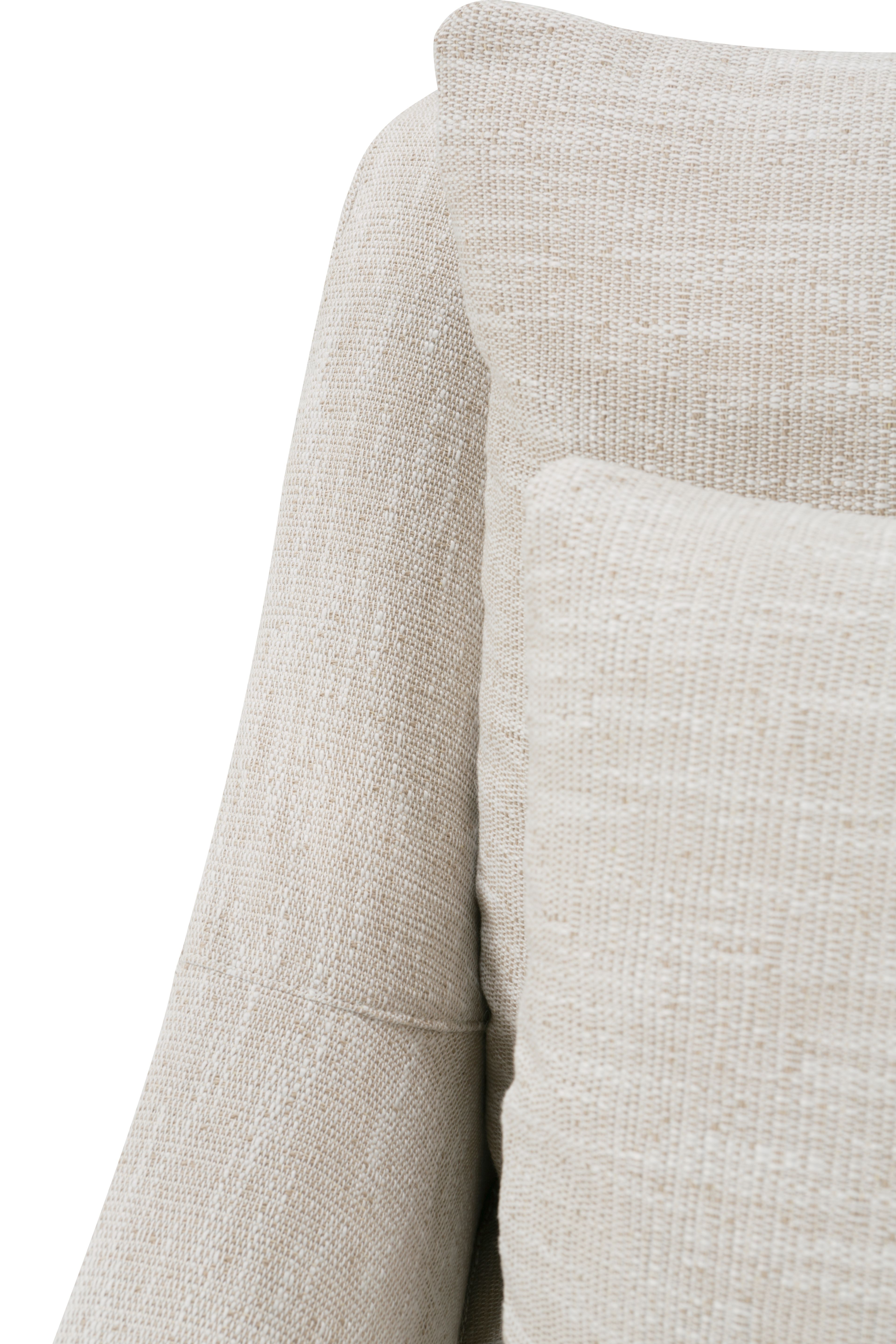 Fraser Slipcover Sofa, Bench Cushion, White, 95" - Image 10