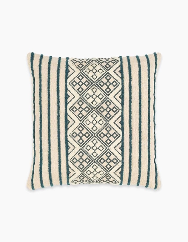 Lilyana Pillow Cover, 20" x 20", Bright Blue - Image 0