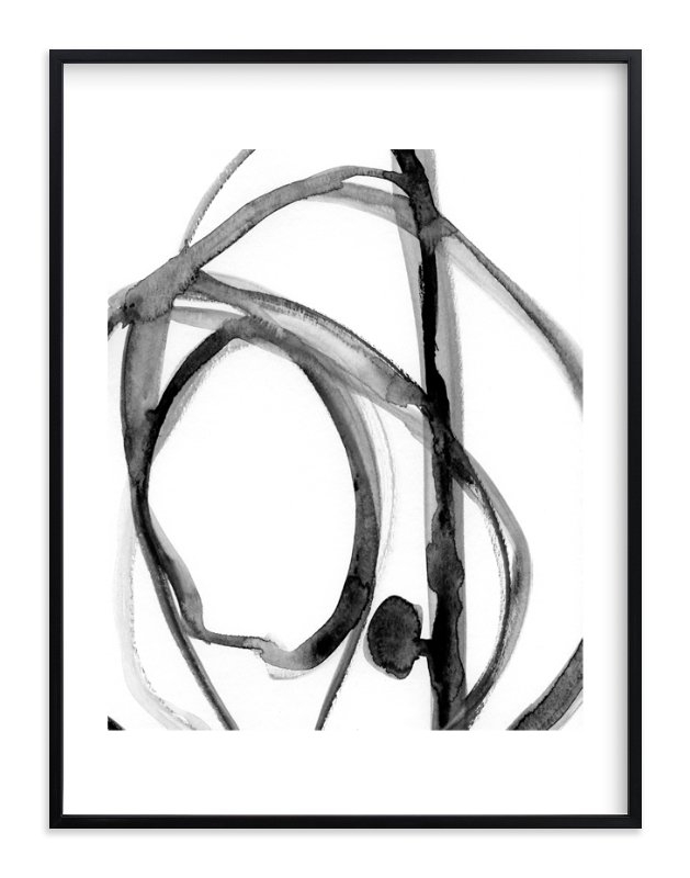 Plant Cell 2 Art Print - 30" x 40", Black Matte Frame, White Border - Image 0