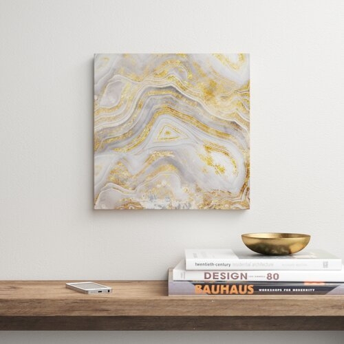 Golden Agate - Wrapped Canvas Print - Image 0