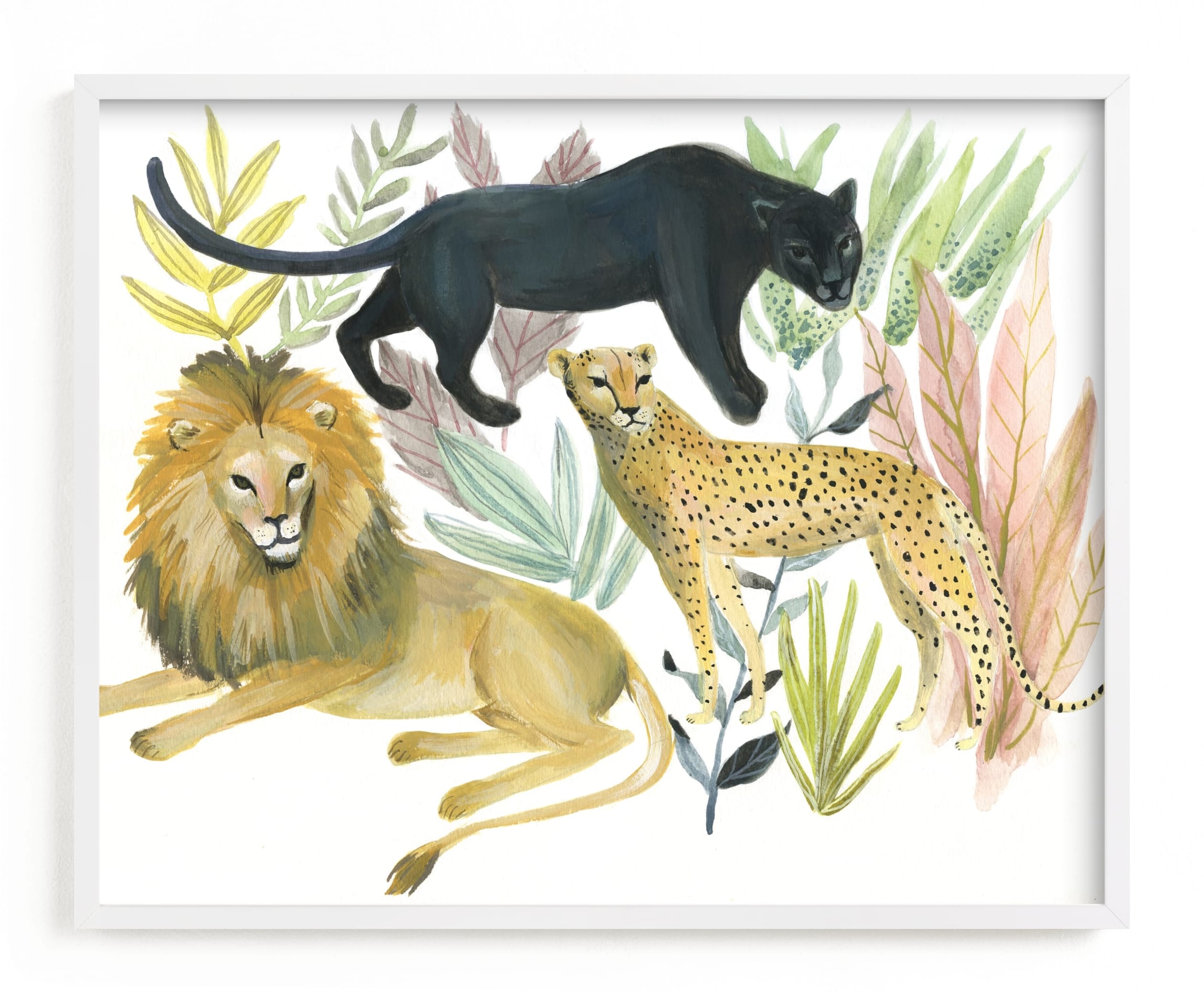 Wild Cats Wall Art Print - Image 0