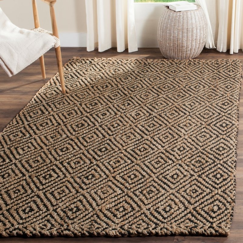 Grassmere Hand-Woven Jute Brown Area Rug - Image 0