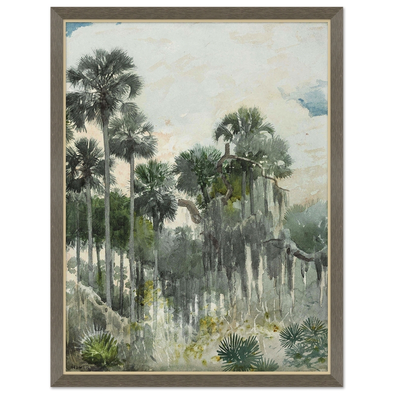 Palms Out East Art Print, 33.5" x 43.5" - Image 1