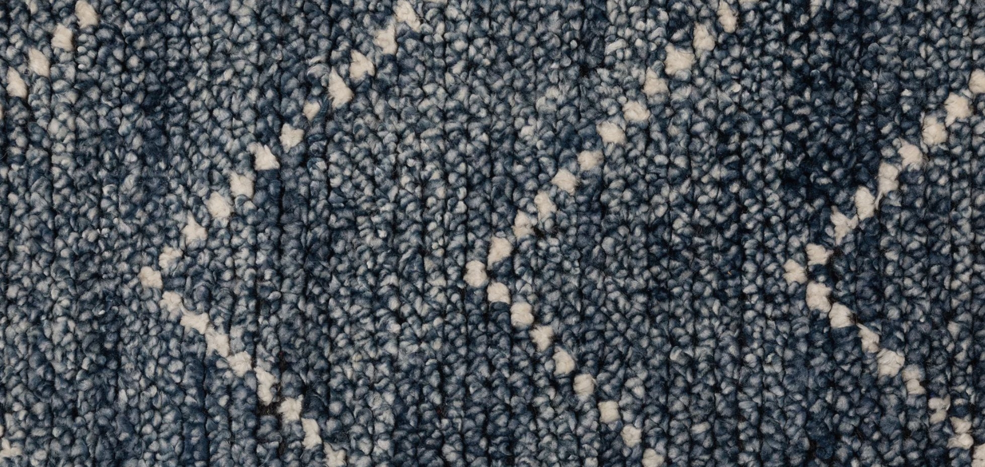 Parallel Wave Blue / White Rug 8 x 10 - Image 3