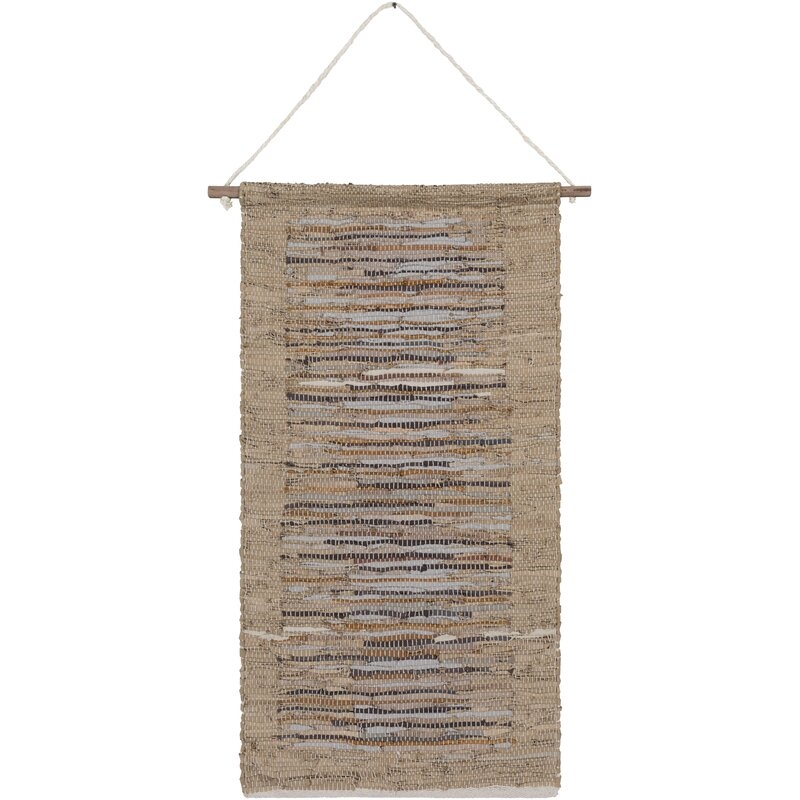 Santos Leather Wall Hanging with Hanging Accessories Included - Image 0