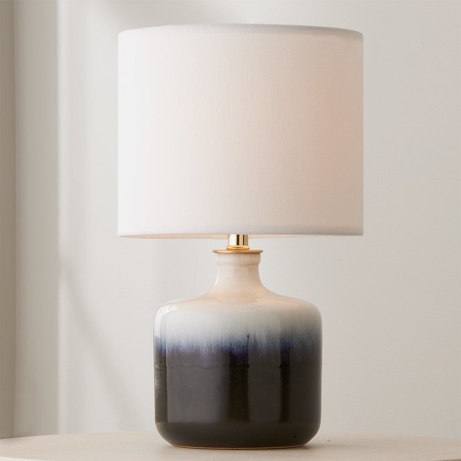 BLUE AND WHITE GRADIENT TABLE LAMP - SMALL - Image 0