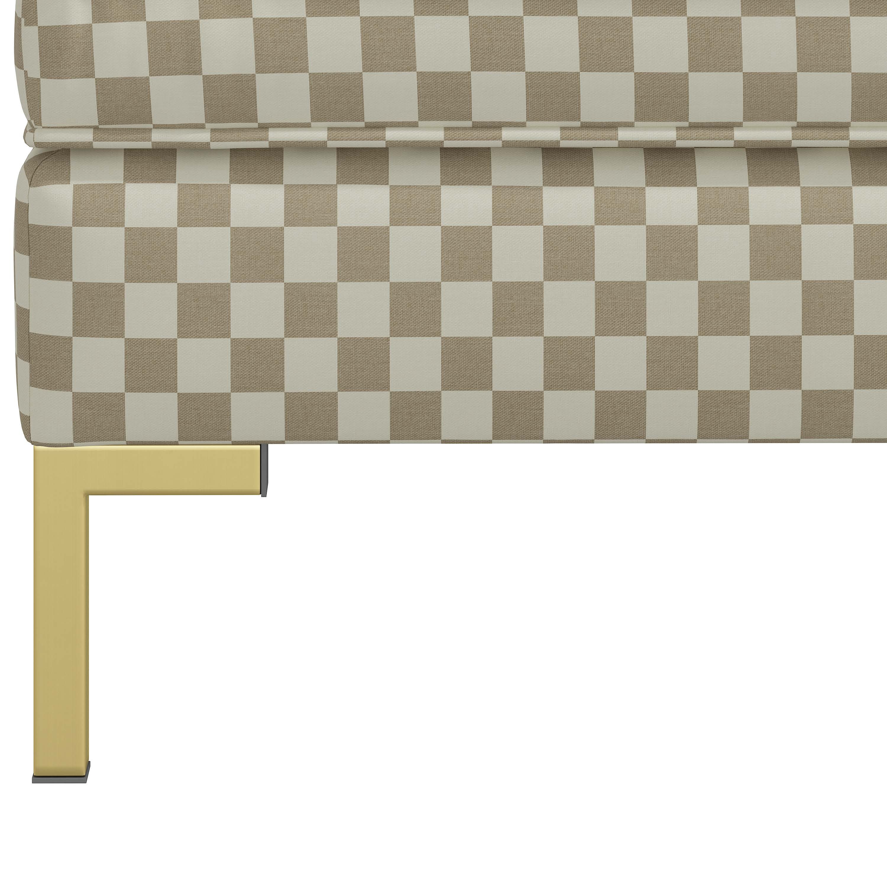 Elle Ottoman - Checked Out - Image 2