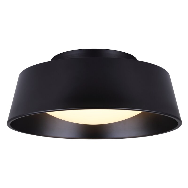 Templehof 1 - Light 13.75" Simple Dome LED Flush Mount - Image 0