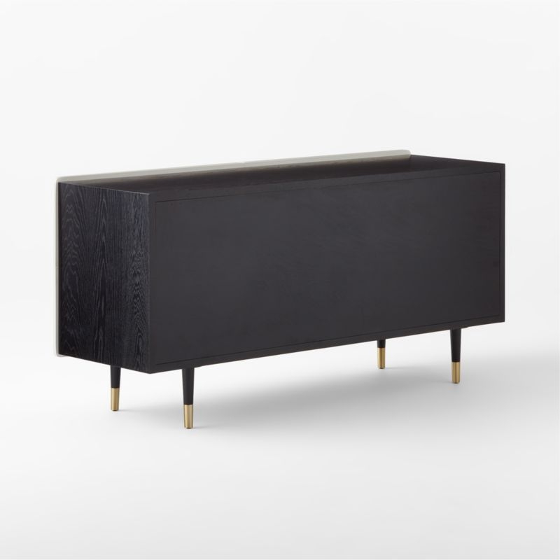 Crimped White Low Dresser - Image 5