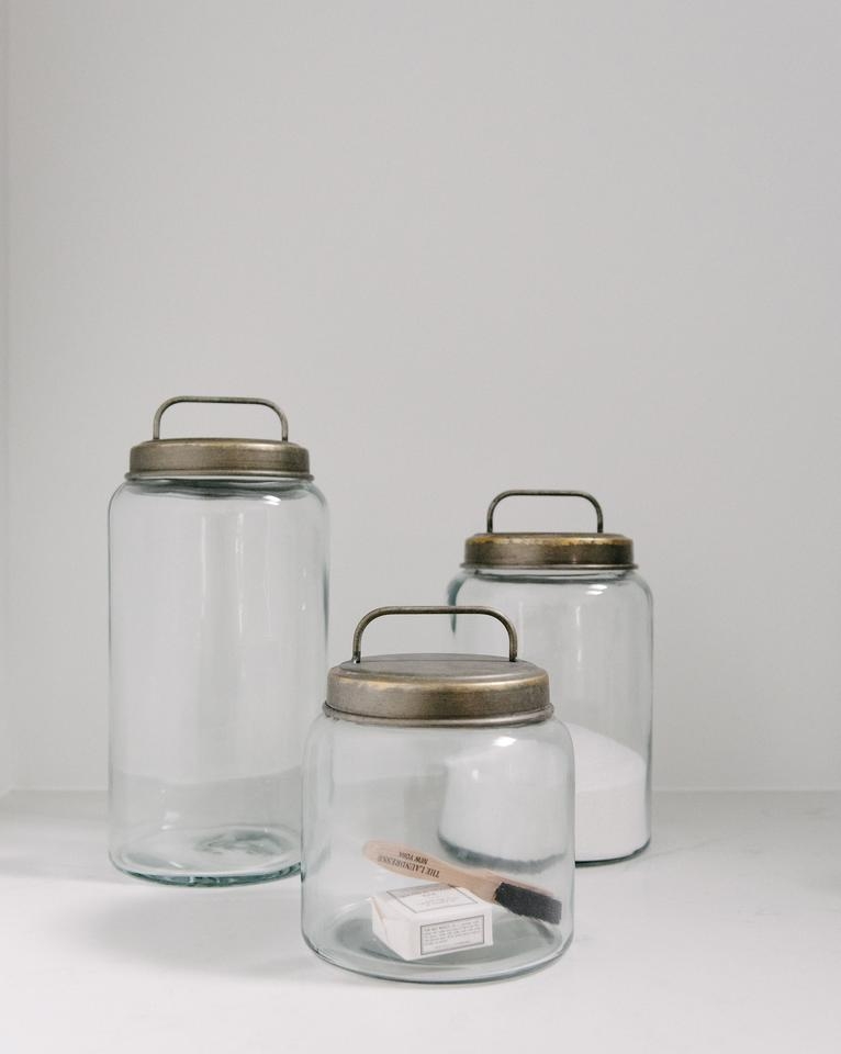 GALVANIZED LIDDED CANISTERS, SMALL - Image 4
