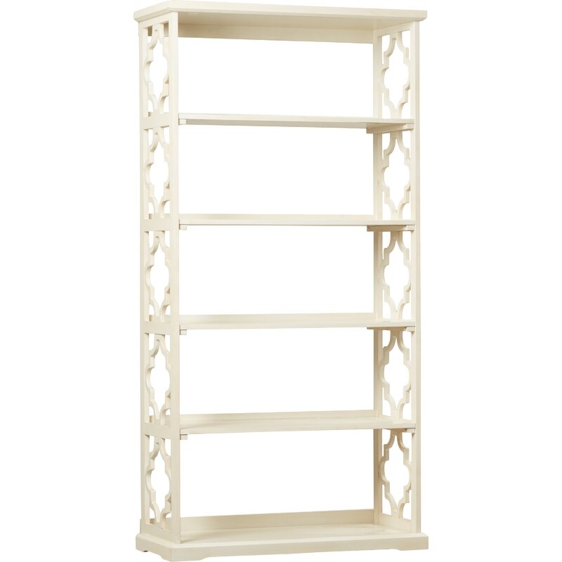 Kean Solid Wood Etagere Bookcase / White - Image 0