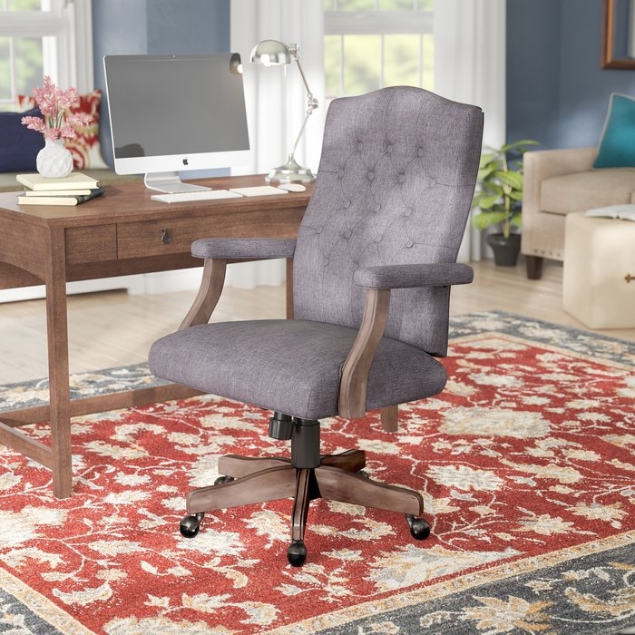Three Posts Jorden Executive Chair in Slate Gray - Image 3