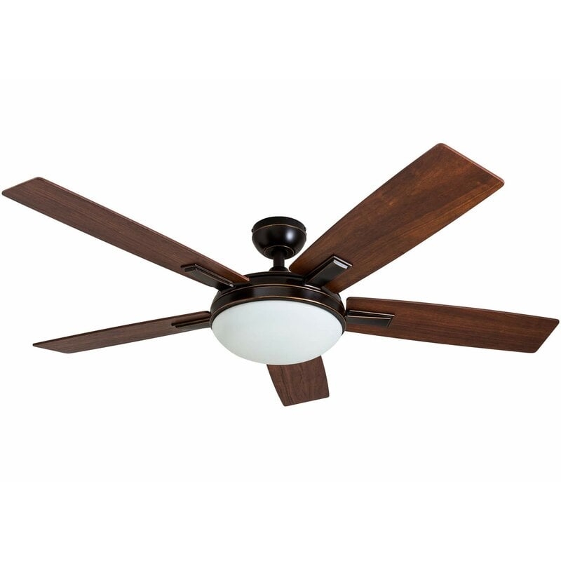 52'' Benton 5 - Blade Standard Ceiling Fan with Remote Control and Light Kit Included - Image 0