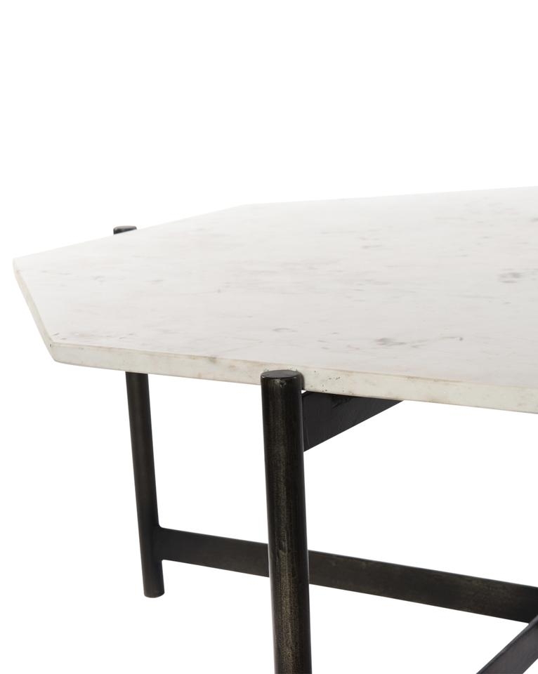 Amos Coffee Table, Hammered Gray - Image 3