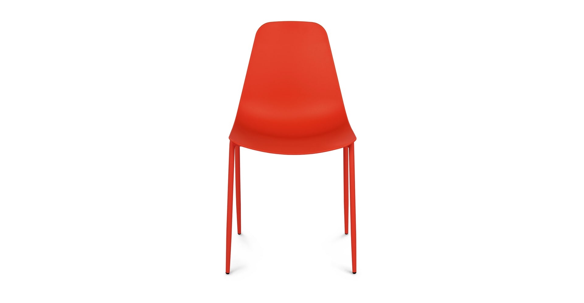 Svelti dining chair -  Poppy Red. Set of 2 - Image 1