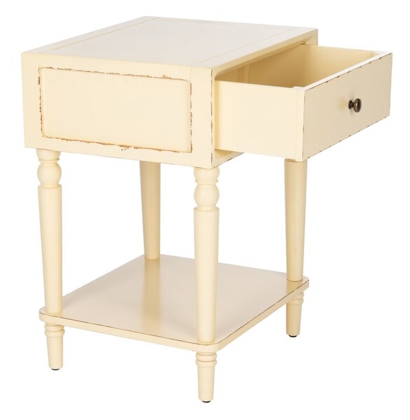 Siobhan Nightstand With Storage Drawer - Vintage Cream - Arlo Home - Image 5