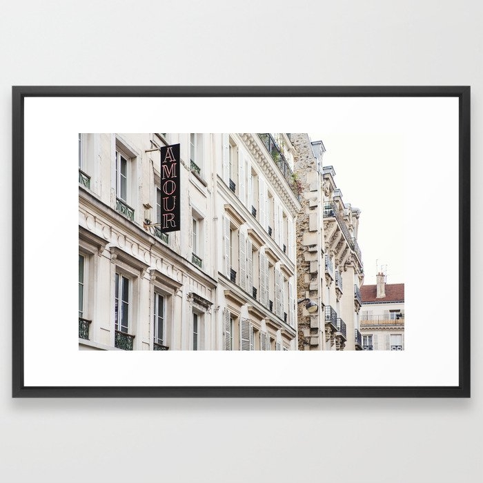 Hotel Amour in Montmartre, Paris Photography Framed Art Print - Image 0
