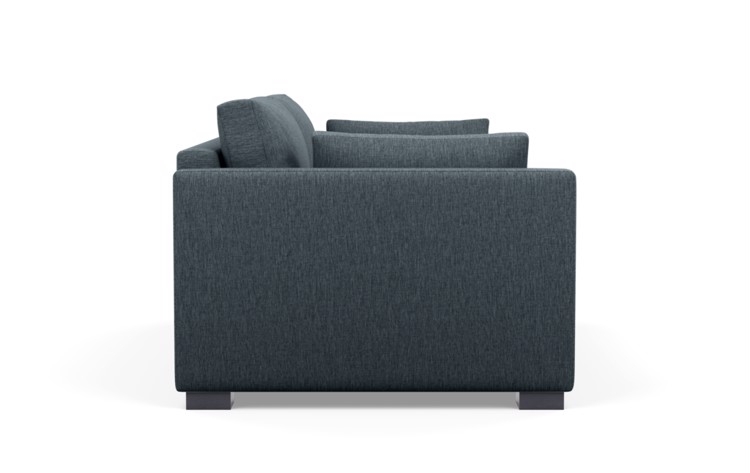Charly Sleeper Sofa with Sleepers in Rain Fabric with matte black L Leg - Image 4