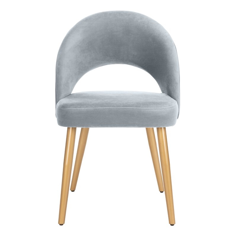Velour Velvet Upholstered Side Chair (Set of 2) - Image 0