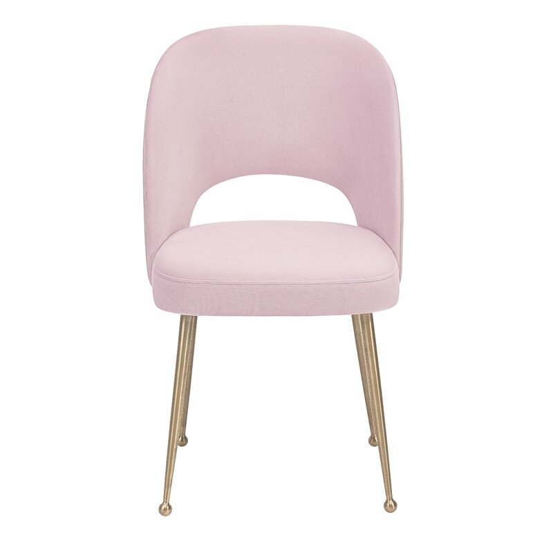 Saldana Velvet Side Chair - Image 1