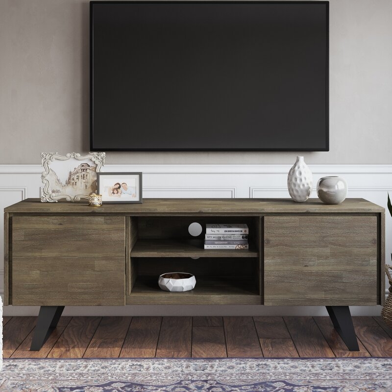 Midway Solid Wood TV Stand for TVs up to 70" - Image 1