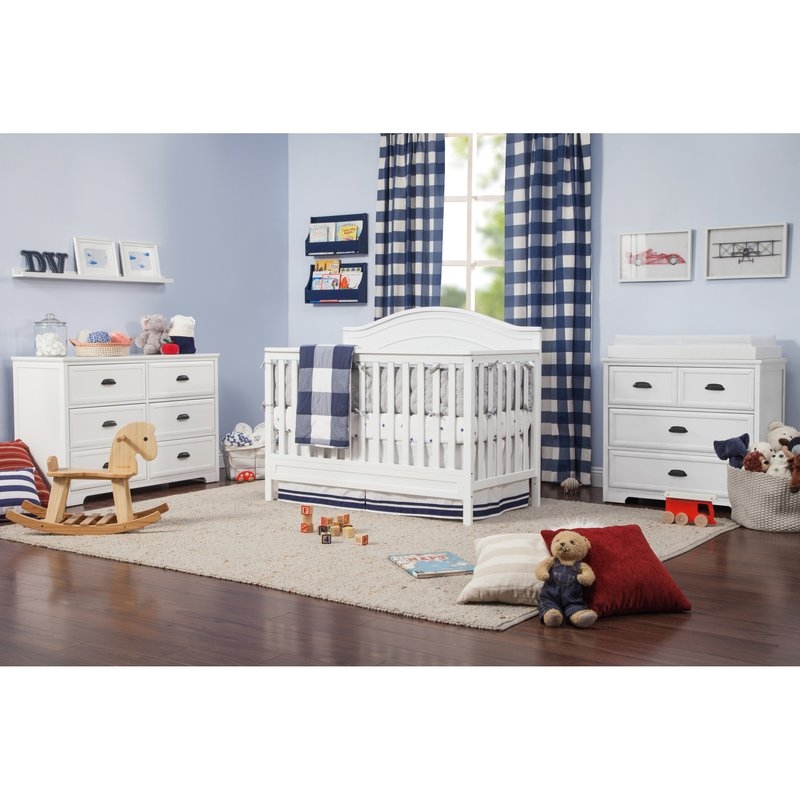 Charlie 4-in-1 Convertible Crib, white - Image 2