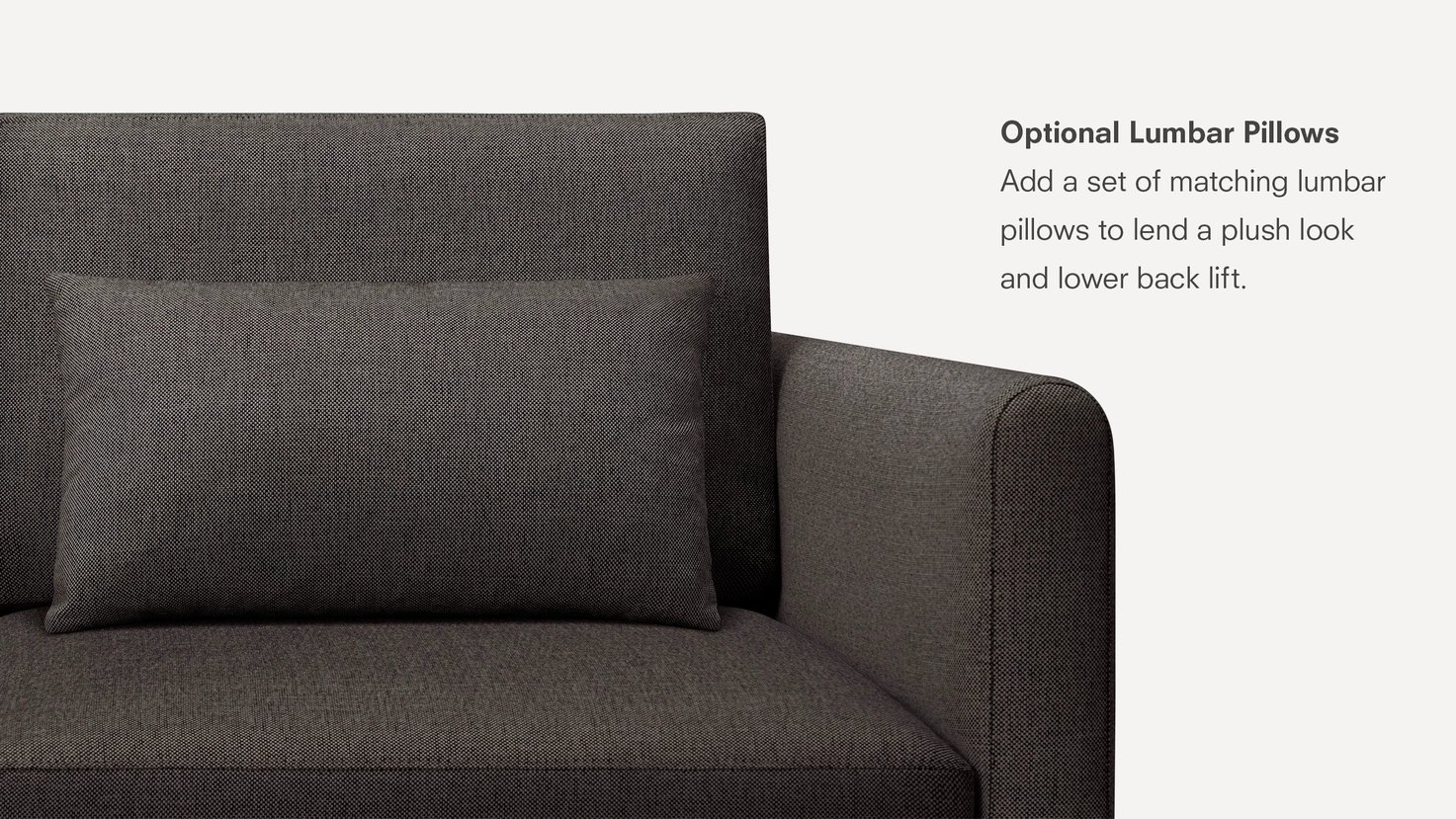 Arch Nomad Sofa in Charcoal - Image 2