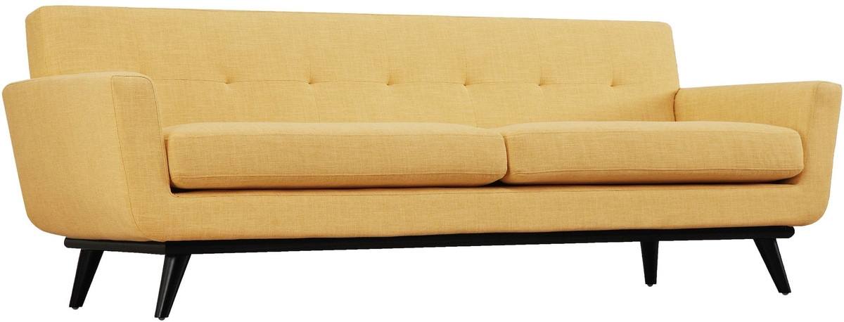 Sloane Sofa, Yellow Linen - Image 1