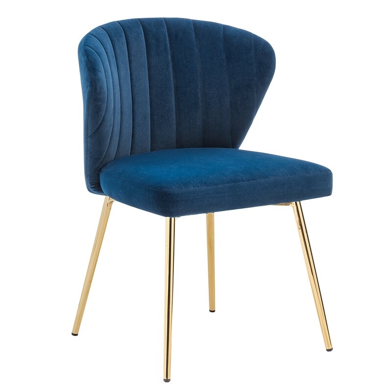 Daulton 20'' Wide Velvet Side Chair - Image 2