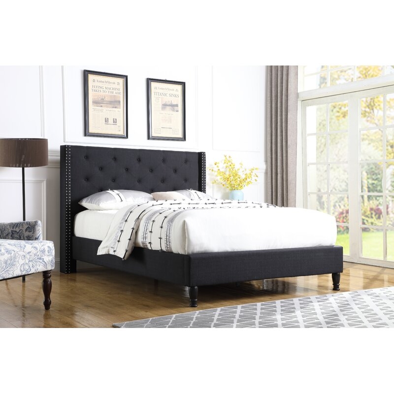 Boswell Upholstered Platform Bed - Image 0