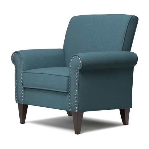 Amet Armchair, Caribbean Blue Linen - Image 0