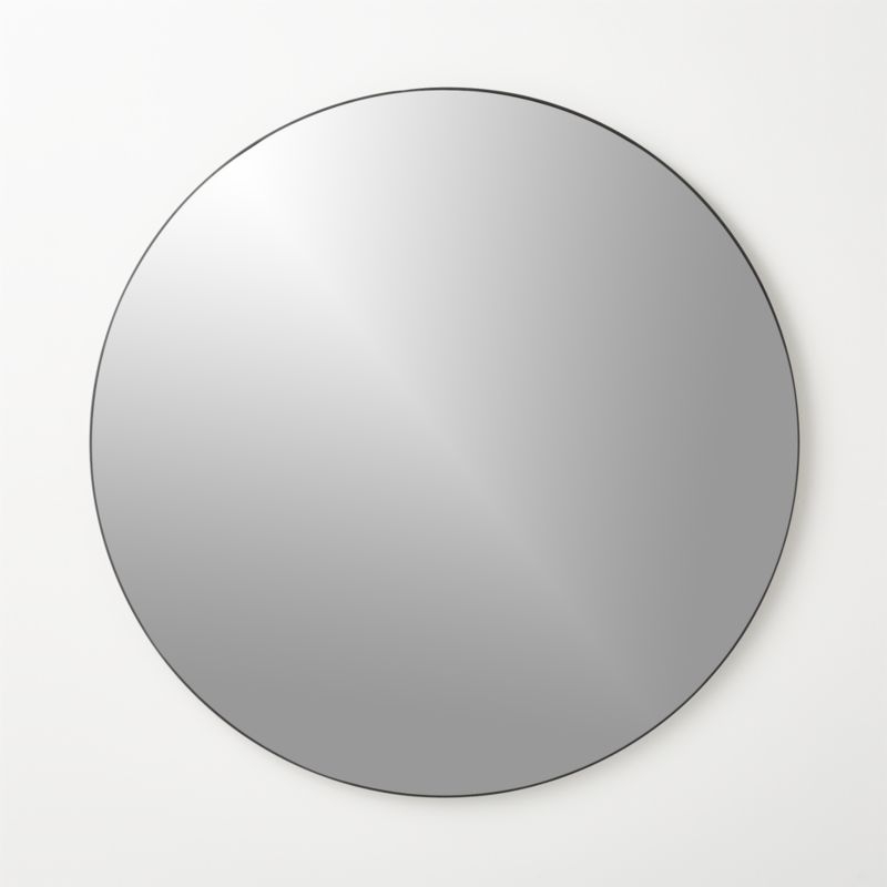 Infinity Black Round Wall Mirror 48" - Image 2